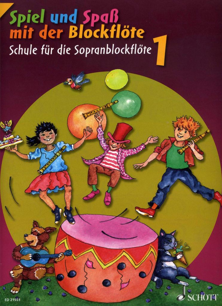 Spiel und Spaß mit der Blockflöte Band 1 - Cover