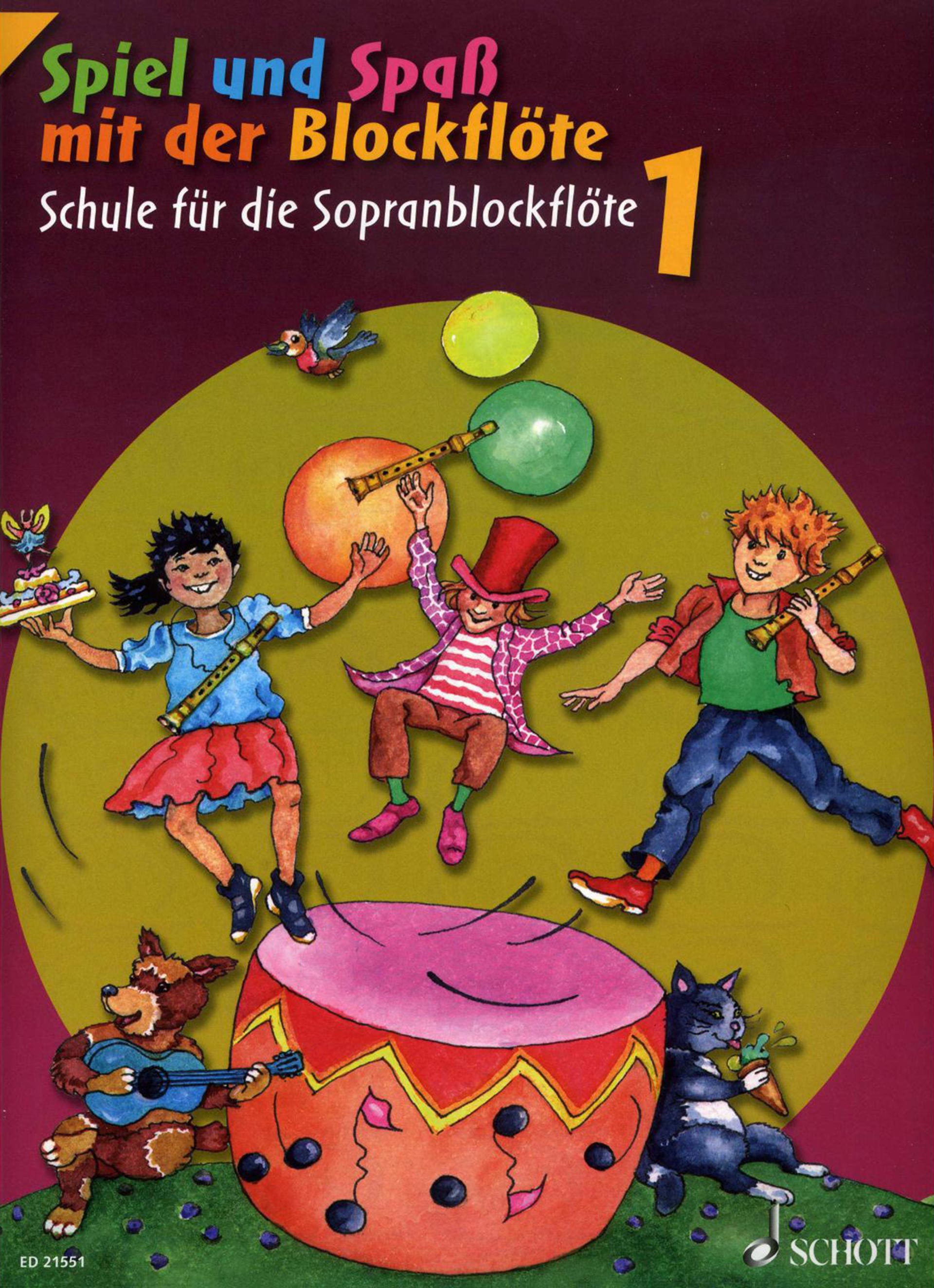 Spiel und Spaß mit der Blockflöte Band 1 - Cover