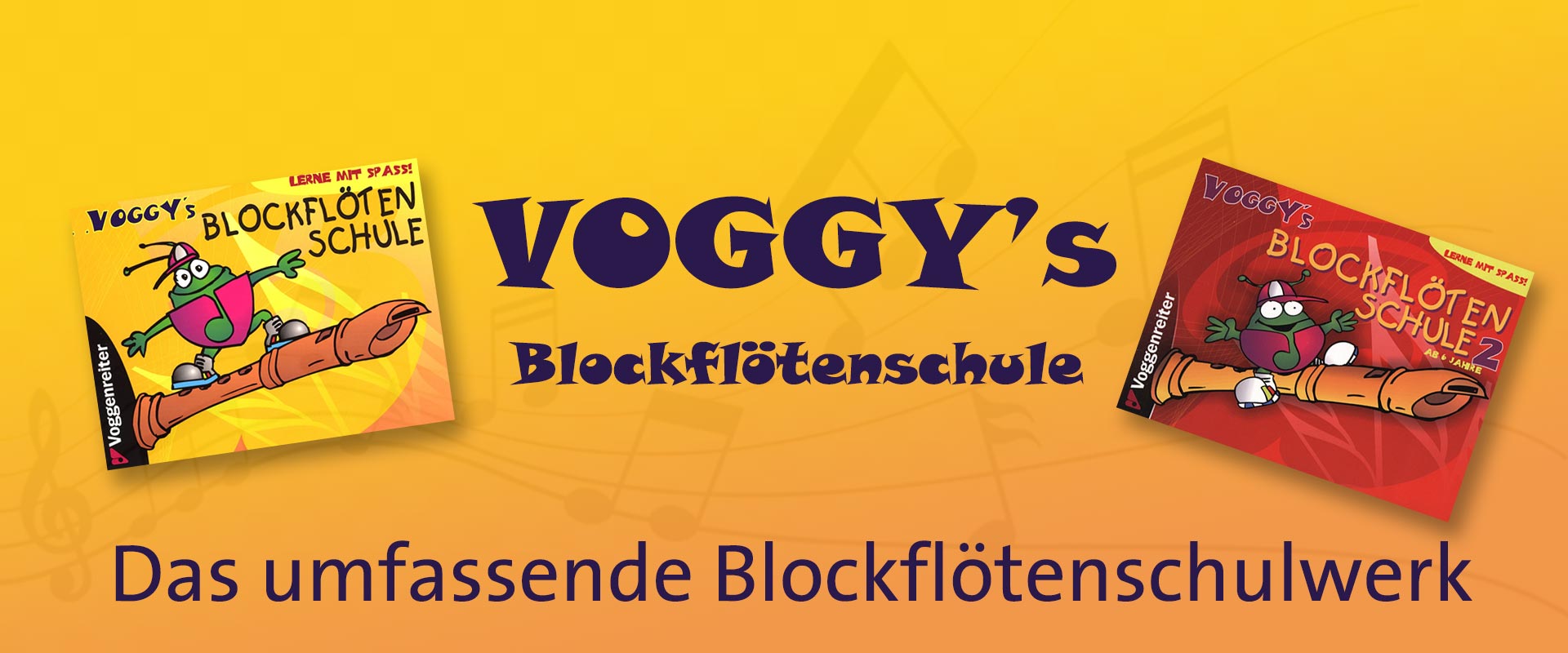 Voggys Blockflötenschule Header