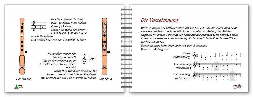 Voggys Weihnachtslieder - Vorzeichnung