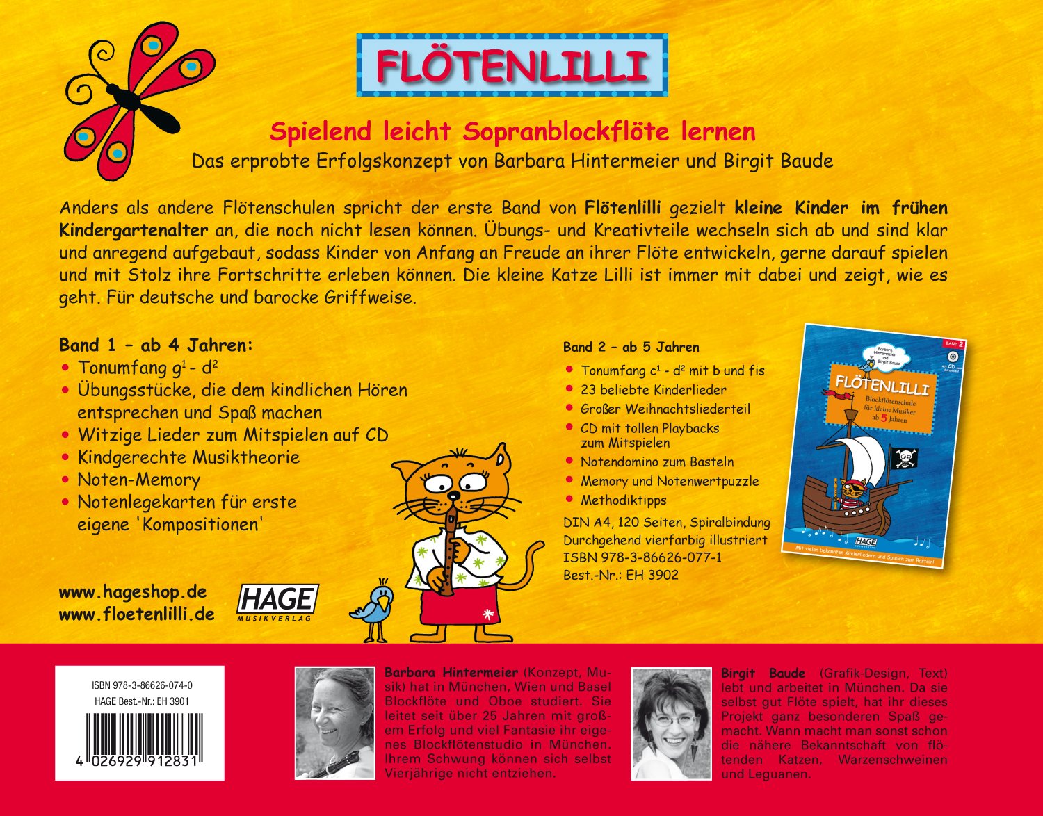 Flötenlilli Backcover