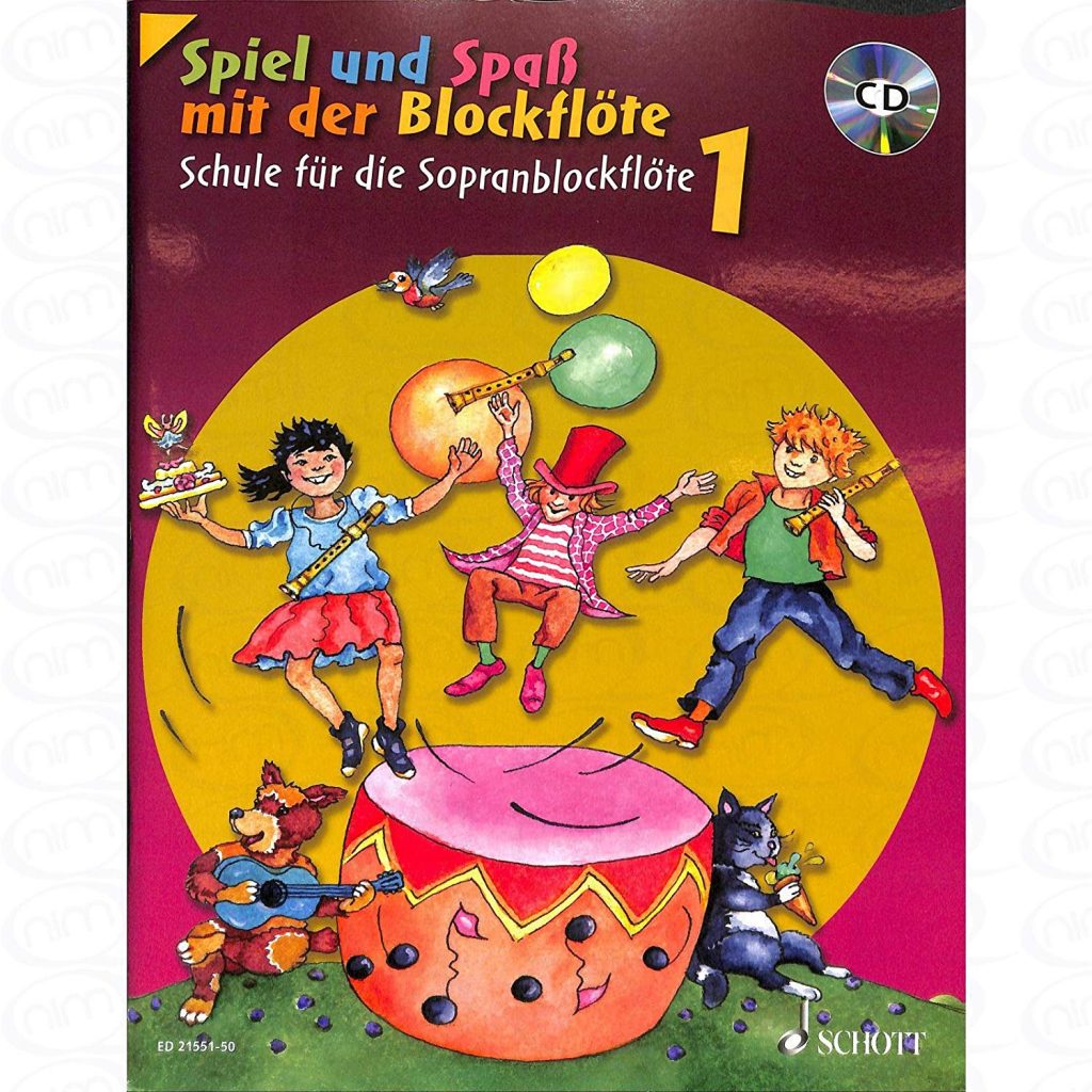 Spiel und Spaß mit der Blockflöte Band 1 - Neues Cover